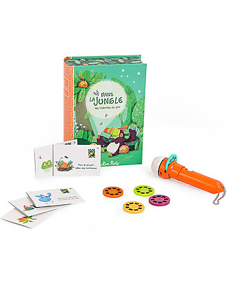 Moulin Roty Storybook Torch - Dans la Jungle - Includes Invitations! Story Making Games
