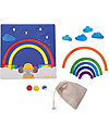 Moulin Roty The Rainbow Game - Les Popipop - to Learn Colours! Board Games