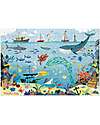 Moulin Roty Tin Can Puzzle - 96 pieces - Ocean Theme - with Magnifying Glass Puzzles