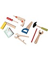 Moulin Roty Tool Box, La Grande Famille - Tools Included Wooden Toy Tools