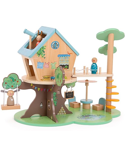 Moulin Roty Tree House - La Grande Famille - Stimulates the Imagination Dolls Houses