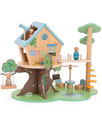 Moulin Roty Tree House - La Grande Famille - Stimulates the Imagination Dolls Houses