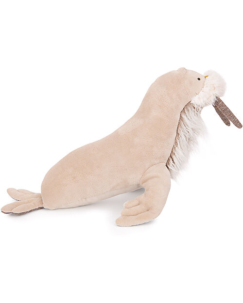 Moulin Roty Walrus Soft Toy - Beige - 70 cm Soft Toys