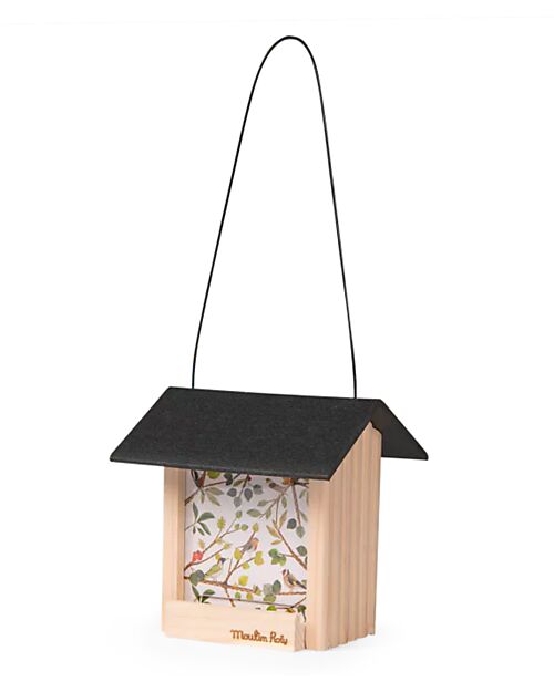 Moulin Roty Wooden Bird Feeder - Recycled Material Gardening Toys
