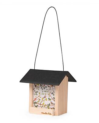 Moulin Roty Wooden Bird Feeder - Recycled Material Gardening Toys
