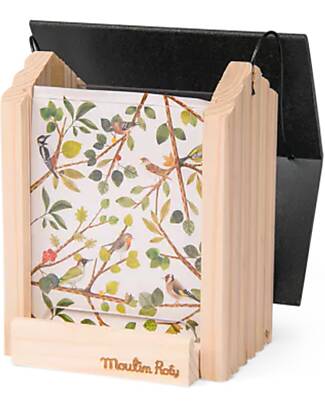 Moulin Roty Wooden Bird Feeder - Recycled Material Gardening Toys