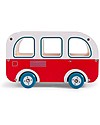 Moulin Roty Wooden Bus - La Grande Famille - with Julius the Dog Wooden Toy Cars, Trains & Trucks