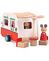 Moulin Roty Wooden Caravan - La Grande Famille - With Julius the Dog Wooden Toy Cars, Trains & Trucks