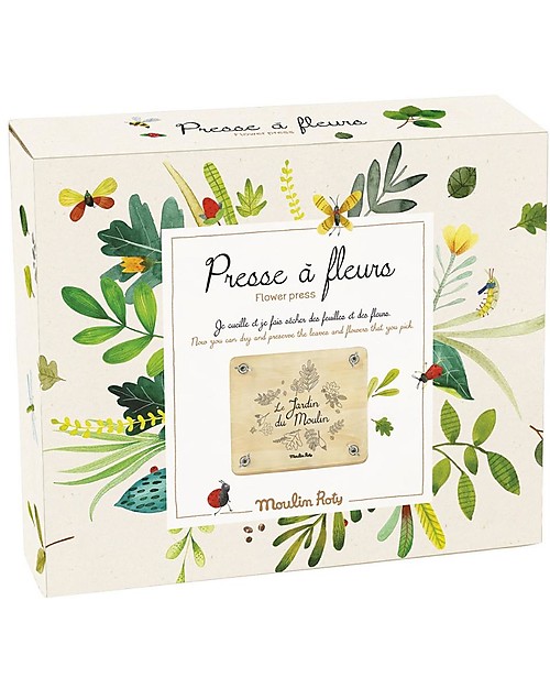 Moulin Roty Wooden Flower Press - Le Jardin Wooden Toy Tools