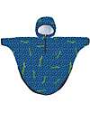 Mr.Tiggle Rain Cape - Cocco a Pois - with Fron Zip Waterproof