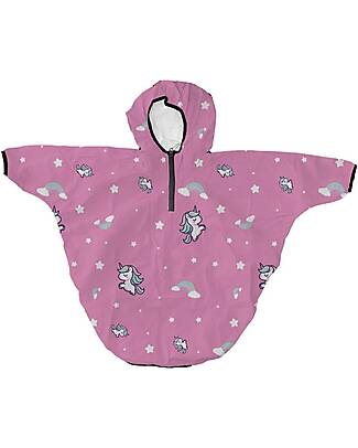 Mr.Tiggle Rain Cape - Mini Unicorn - with Fron Zip Waterproof