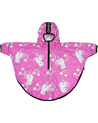Mr.Tiggle Rain Cape - Pink Unicorn Scarves And Shawls