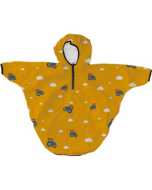 Mr.Tiggle Rain Cape - Tractor - with Fron Zip Waterproof