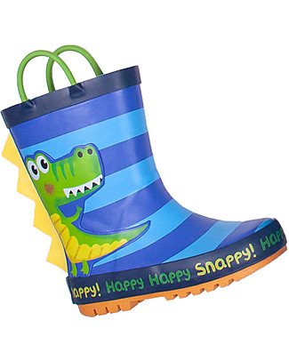 Mr.Tiggle Rubber Rain Boot with Cotton Lining - Dragon Wellies