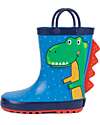 Mr.Tiggle Rubber Rain Boots - Cotton Lined - Dinosaur Wellies