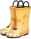 Mr.Tiggle Rubber Rain Boots - Cotton Lined - Lion Wellies