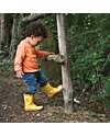 Mr.Tiggle Rubber Rain Boots - Cotton Lined - Lion Wellies