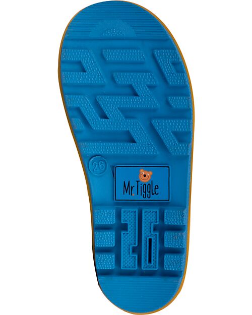 Mr.Tiggle Rubber Rain Boots - Cotton Lined - Tractor Wellies