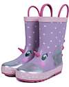 Mr.Tiggle Rubber Rain Boots - Cotton Lined - Unicorn Hearts Wellies