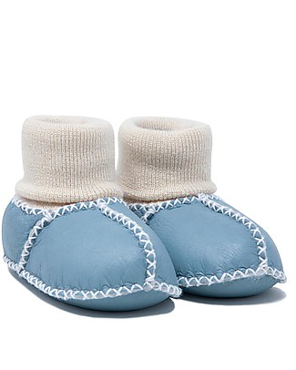 Mr.Tiggle Slippersocks Baby Slippers with socks - Blue Antislip Socks