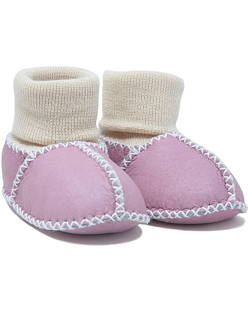 Mr.Tiggle Slippersocks Baby Slippers with socks - Pink Slippers