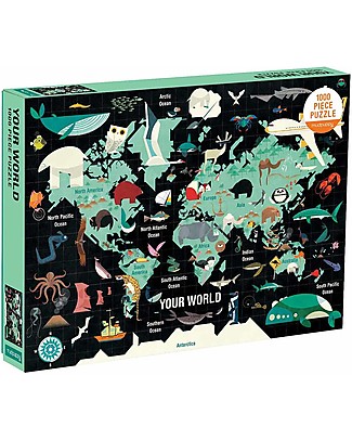 Mudpuppy 1000 Pieces Puzzle - Your World Puzzles