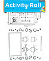 Mudpuppy Activity Roll, Robotics Lab - Recycled Paper! Draw And Color