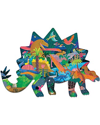 Mudpuppy Dinosaurs Shaped Puzzle - 300 pieces - Recycled paper! Puzzles