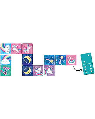 Mudpuppy Domino 28 pieces - Unicorn Wall Stickers