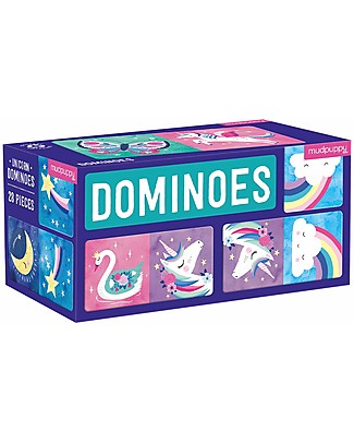 Mudpuppy Domino 28 pieces - Unicorn Wall Stickers