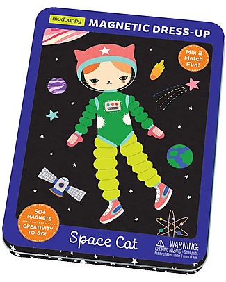 Mudpuppy Magnetic Tins - Space Cat Creative Toys