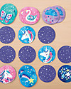 Mudpuppy Mini Memory Match Game, Magic Unicorn, 24 pieces - Develop Memory and Concentration Memory Games