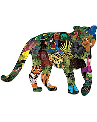 Mudpuppy Rainforest Shaped Puzzle - 300 pieces - Recycled paper! Puzzles