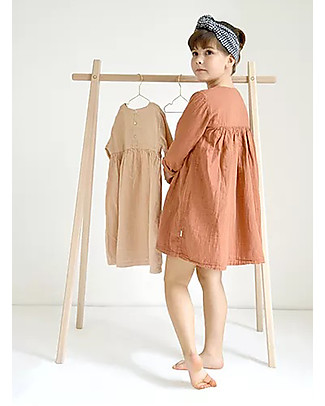 Mum and Dad Factory Beech Wood Children’s Clothes Rack, 124 cm high - Made in France! Hangers