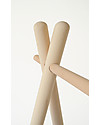 Mum and Dad Factory Beech Wood Children’s Clothes Rack, 127 cm tall - Made in France! Hangers