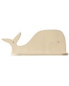 Mum and Dad Factory Beech Wood Whale Shelf - 33 cm Shelves