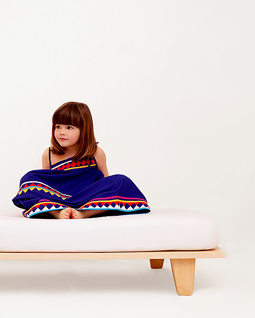 Mum and Dad Factory OUTLET Lit Junior Bed - Beech Wood + Rounded Foam Mattress - Showroom Sample Single Bed