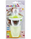Munchkin Baby Food Feeder with Cap for Purees and Baby Food - Green Dummies & Soothers