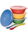 Munchkin Love-a-Bowls 10 Piece Set - 4 bowls with lid + 2 soft-tip spoons Meal Sets