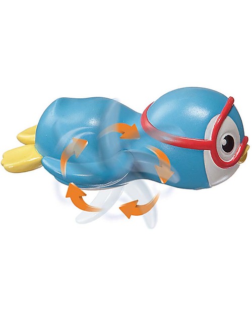 Munchkin Swimming Penguin, Bath Toy - It swims for real! Beach Toys