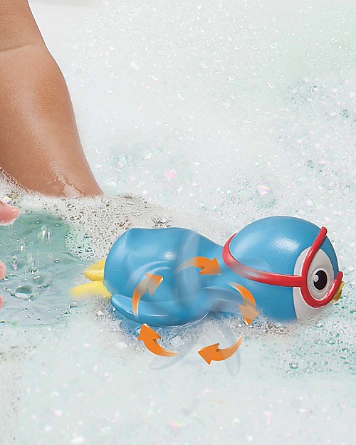Munchkin Swimming Penguin, Bath Toy - It swims for real! Beach Toys