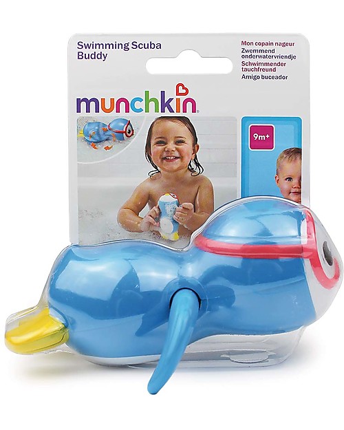 Munchkin Swimming Penguin, Bath Toy - It swims for real! Beach Toys
