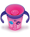 Munchkin Trainer Cup Miracle® 360°, 180 ml - Pink Flowers, with handles Cups