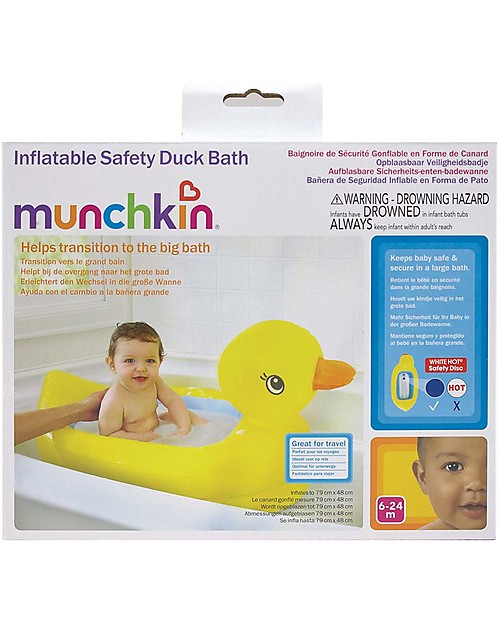 Munchkin White Hot Duck Tub - 6-24 months Bath Toys