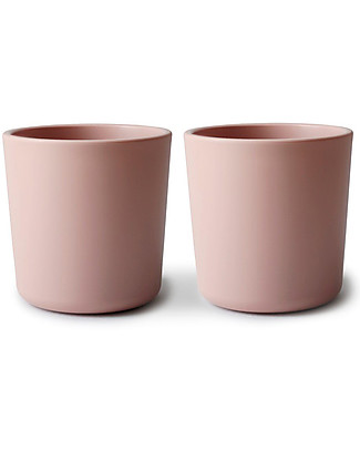 Mushie 2 Cups Set - Dishmachine Washable - Blush Cups & Beakers