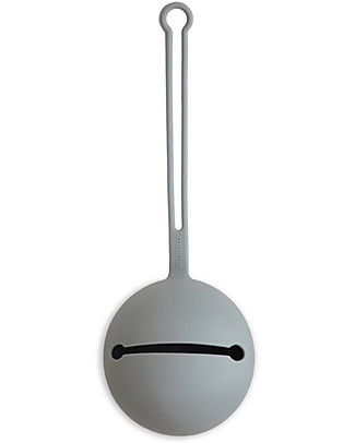 Mushie Pacifier Case - 100% Food-Grade Silicone - Grey Dummies & Soothers