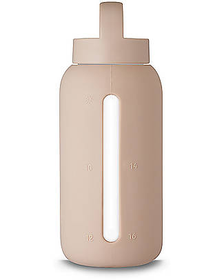 Muuki Bottle - Borosilicate Glass - Desert Rose - 750 ml - Reduce Plastic! Non-Thermal Water Bottles