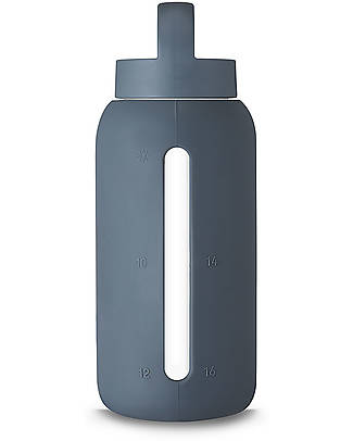 Muuki Bottle - Borosilicate Glass - Smoke Grey - 750 ml - Reduce Plastic! Non-Thermal Water Bottles