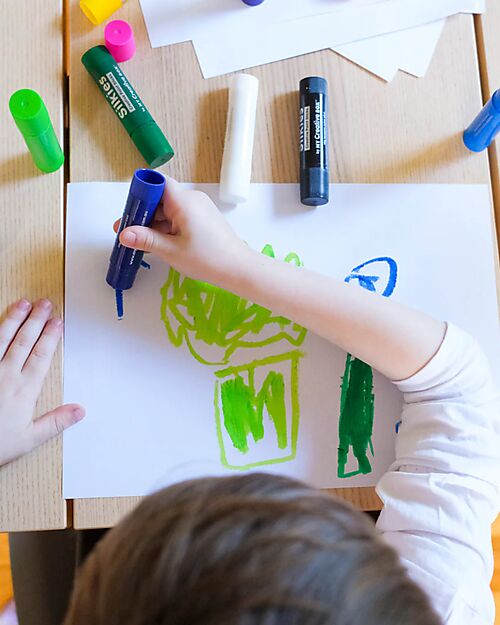 My Creative Box Silkies Paint Sticks by My Creative Box - 12 Colours - Ages 3+ Creative Toys