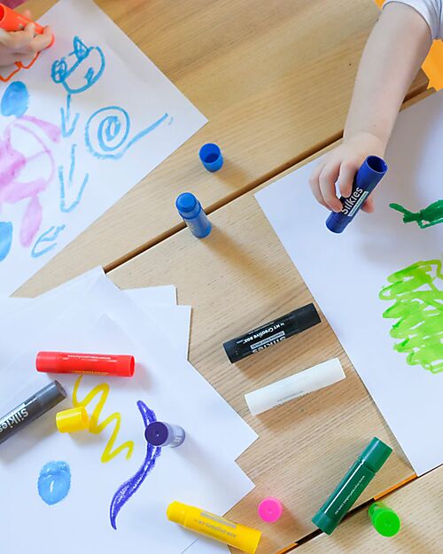 My Creative Box Silkies Paint Sticks by My Creative Box - 12 Colours - Ages 3+ Creative Toys